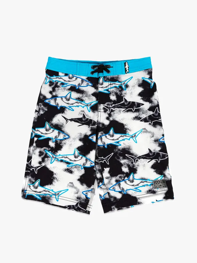 Maui and Sons Line Up boardshort bimbo blu elastan