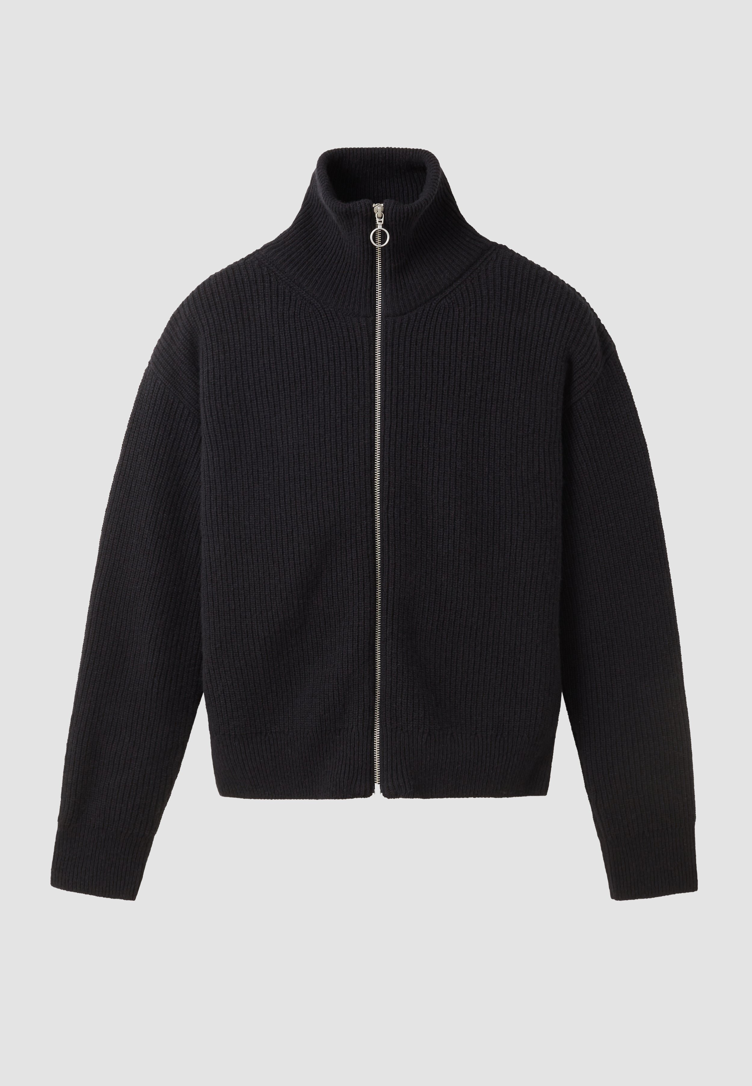 Recolution TAPIOCA cardigan nero lana bio calda