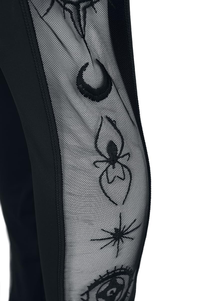 Gothicana by EMP The Void leggings donna nero taglia L