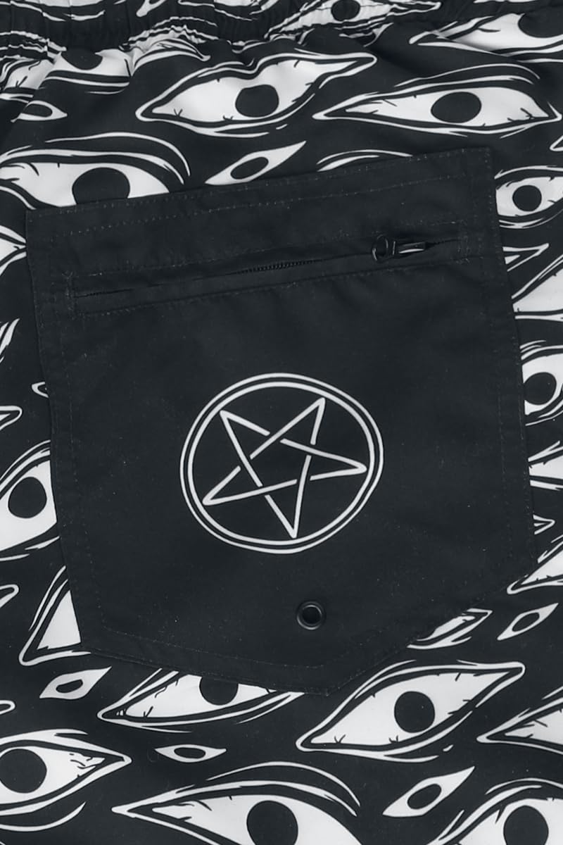 Gothicana by EMP The Void bermuda nero L uomo