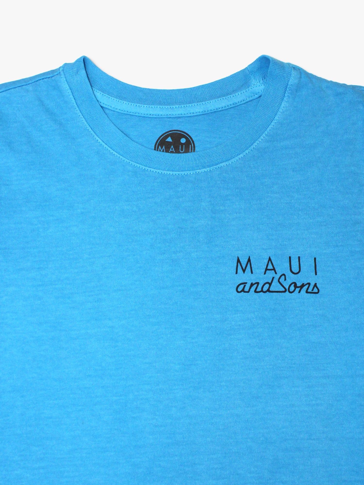 Maui and Sons Cookie Logo maglietta bambino blu cotone