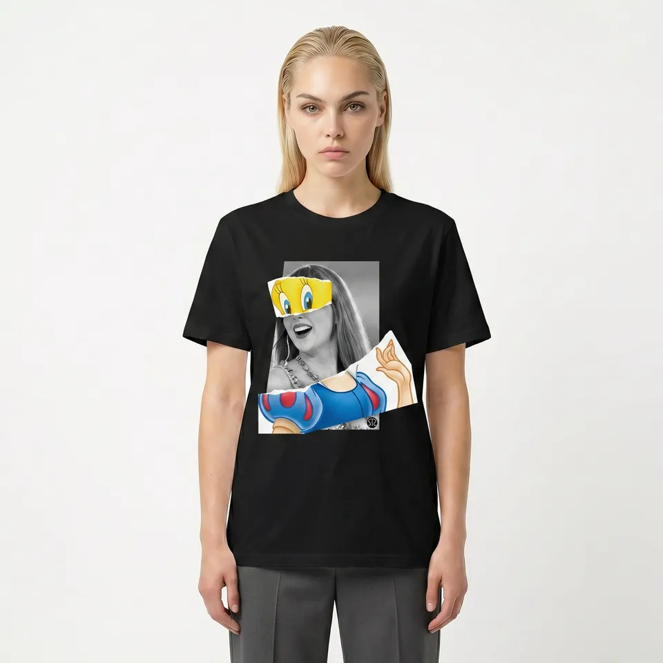 Seetees Taylor Tweety t-shirt grafica cartoon