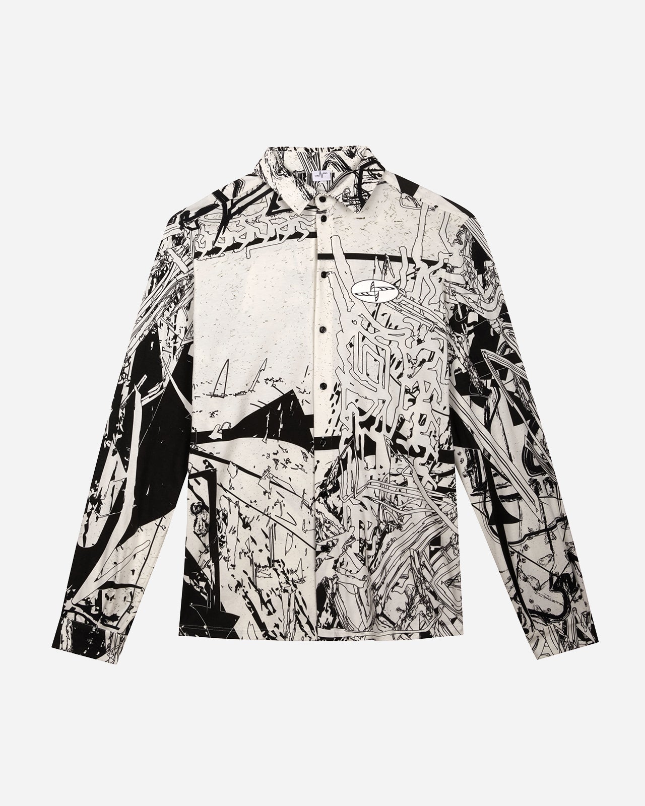 Noskra Gregor's Scars camicia donna stampata cotone