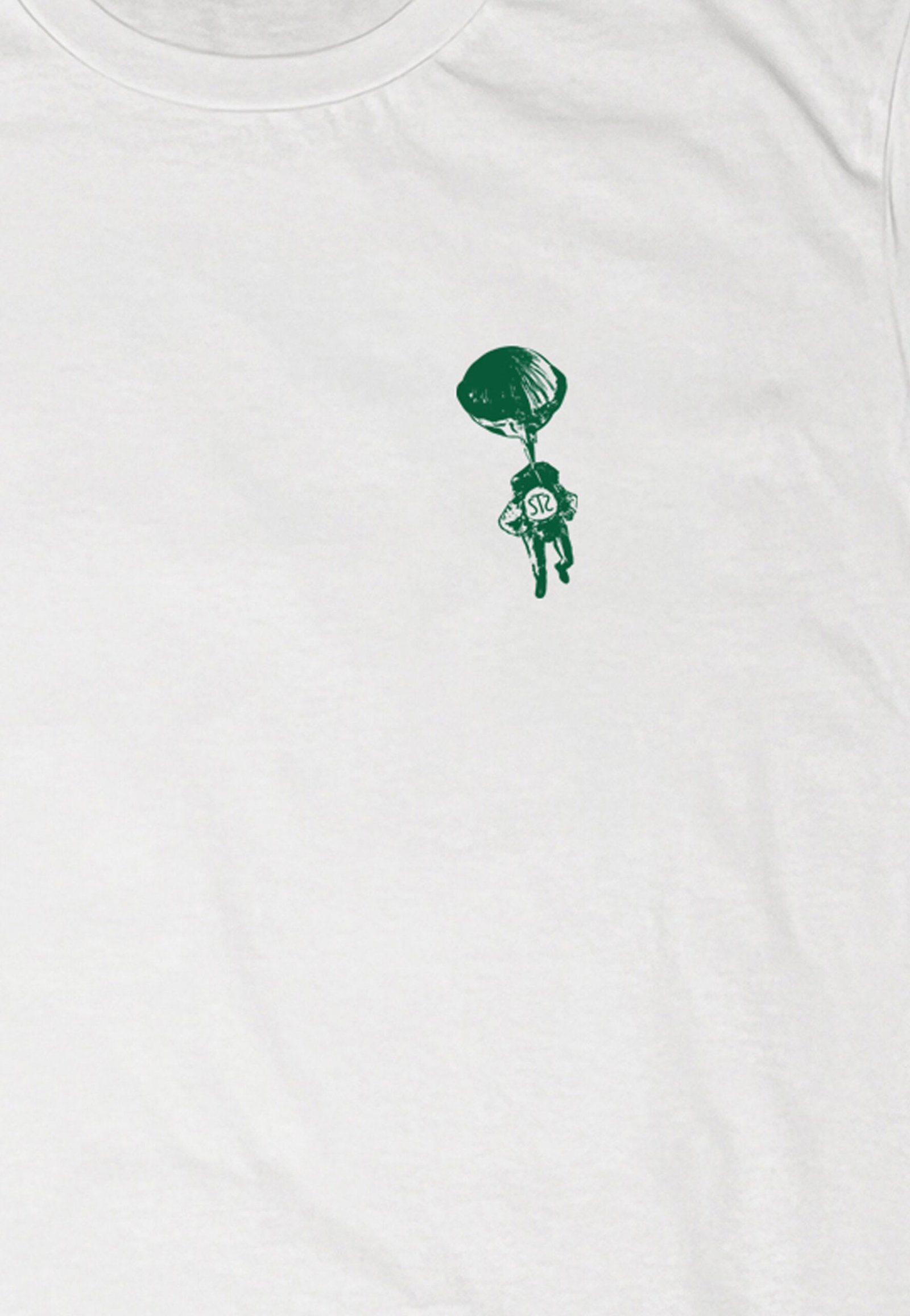 Seetees Rauschenberg Green t-shirt stampa verde