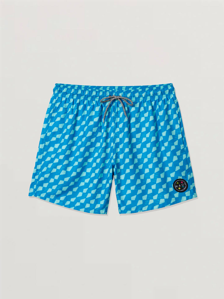 Maui and Sons Costa Tiles shorts mare teal poliestere