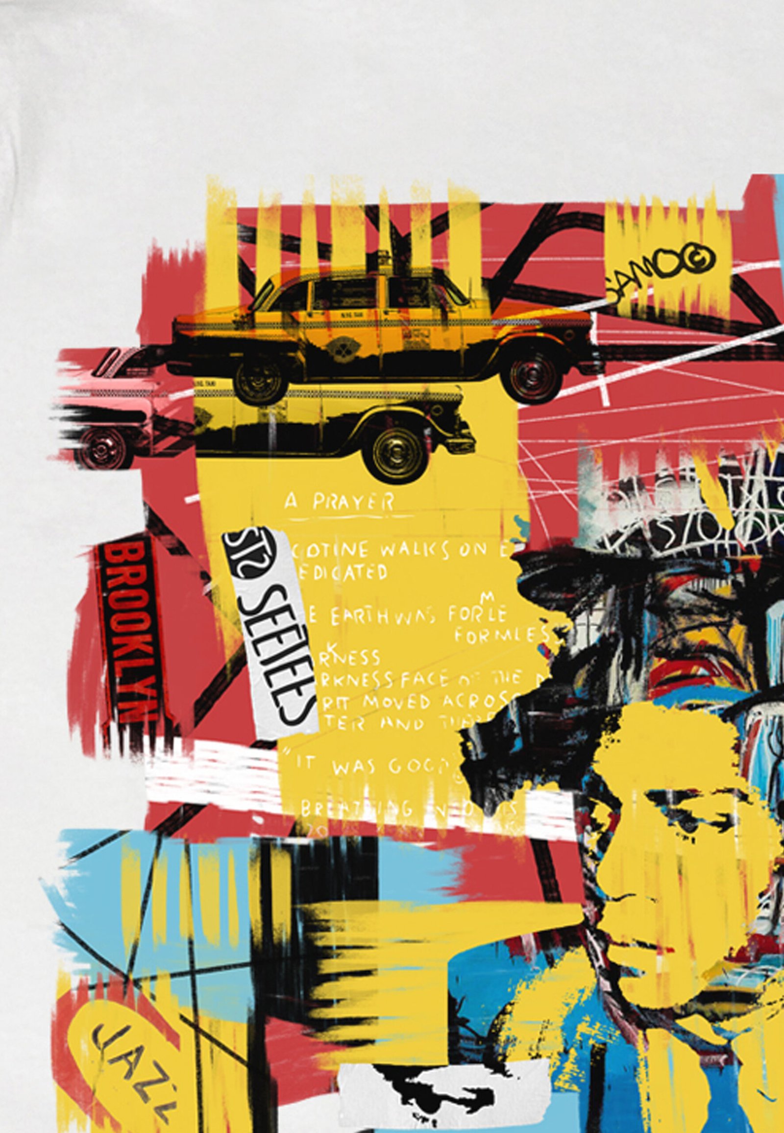 Seetees Basquiat Color t-shirt stampa arte