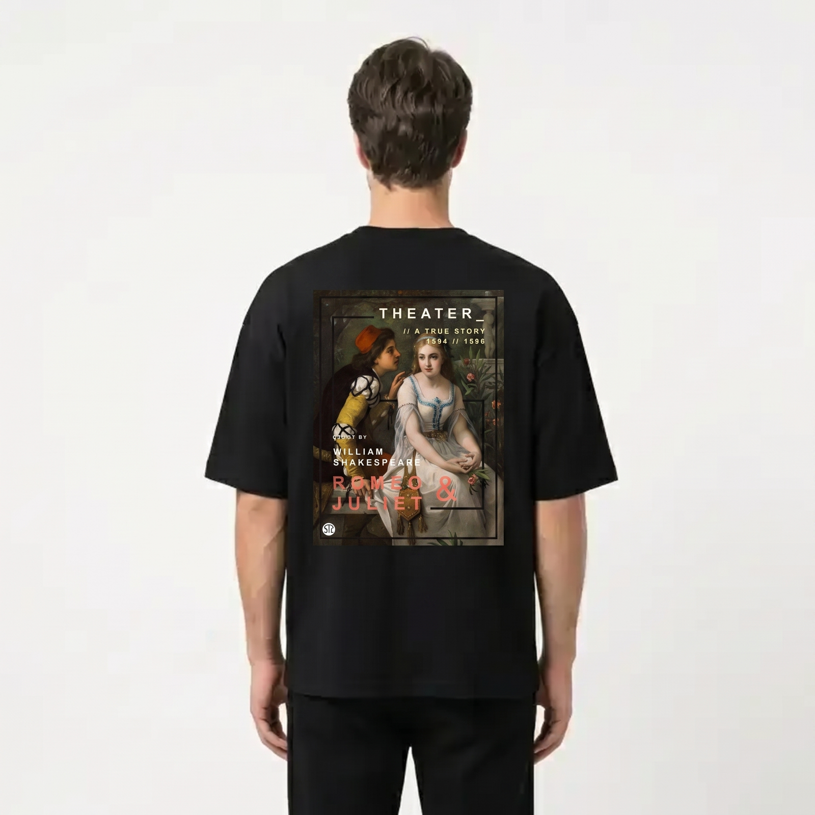 Seetees The Poets Romeo and Juliet t-shirt grafica