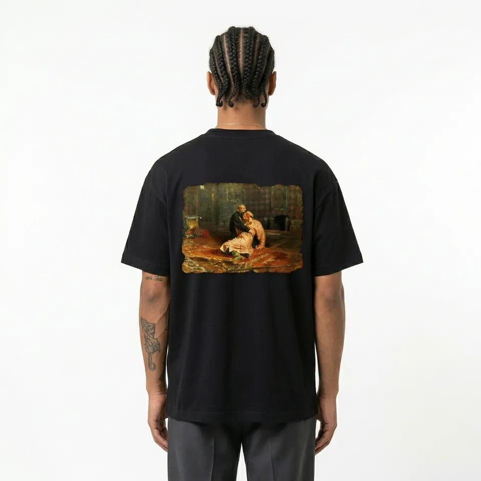 Seetees Spreading Art Ivan Il Terribile T-shirt fronte retro