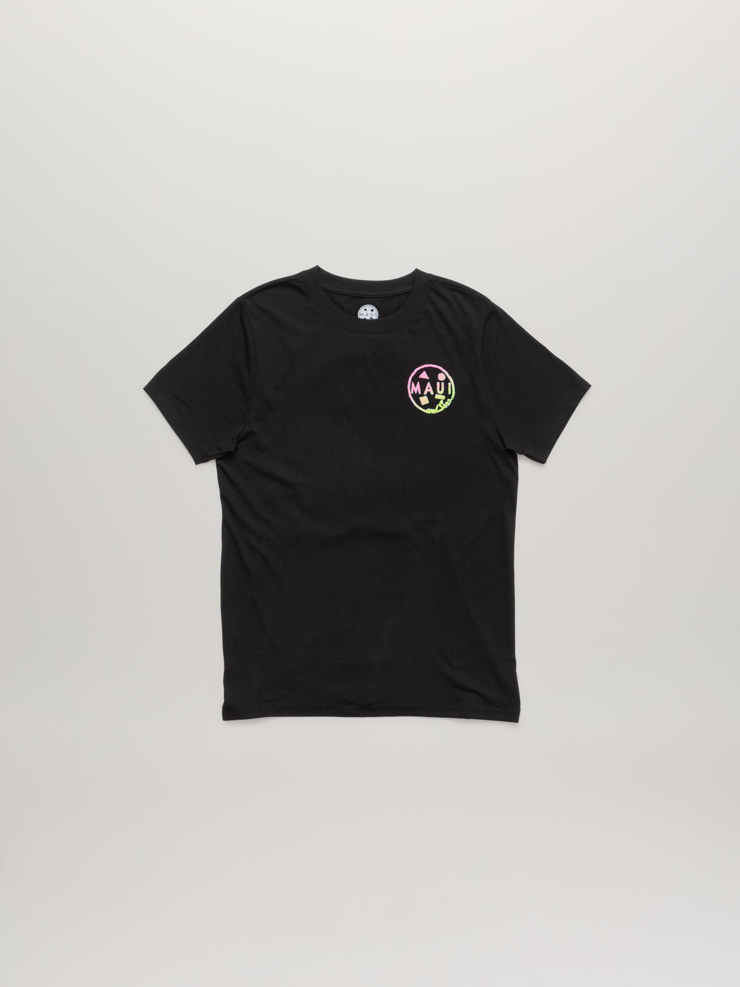 Maui and Sons Amped T-shirt maglietta nera in cotone