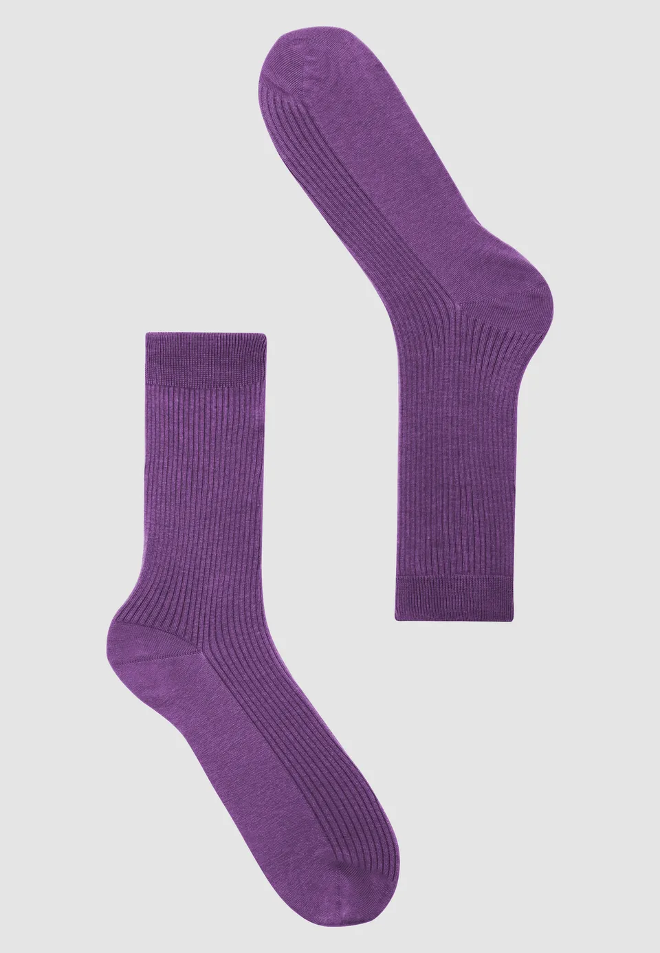 Recolution HERB calzini lilla cotone bio costa fine