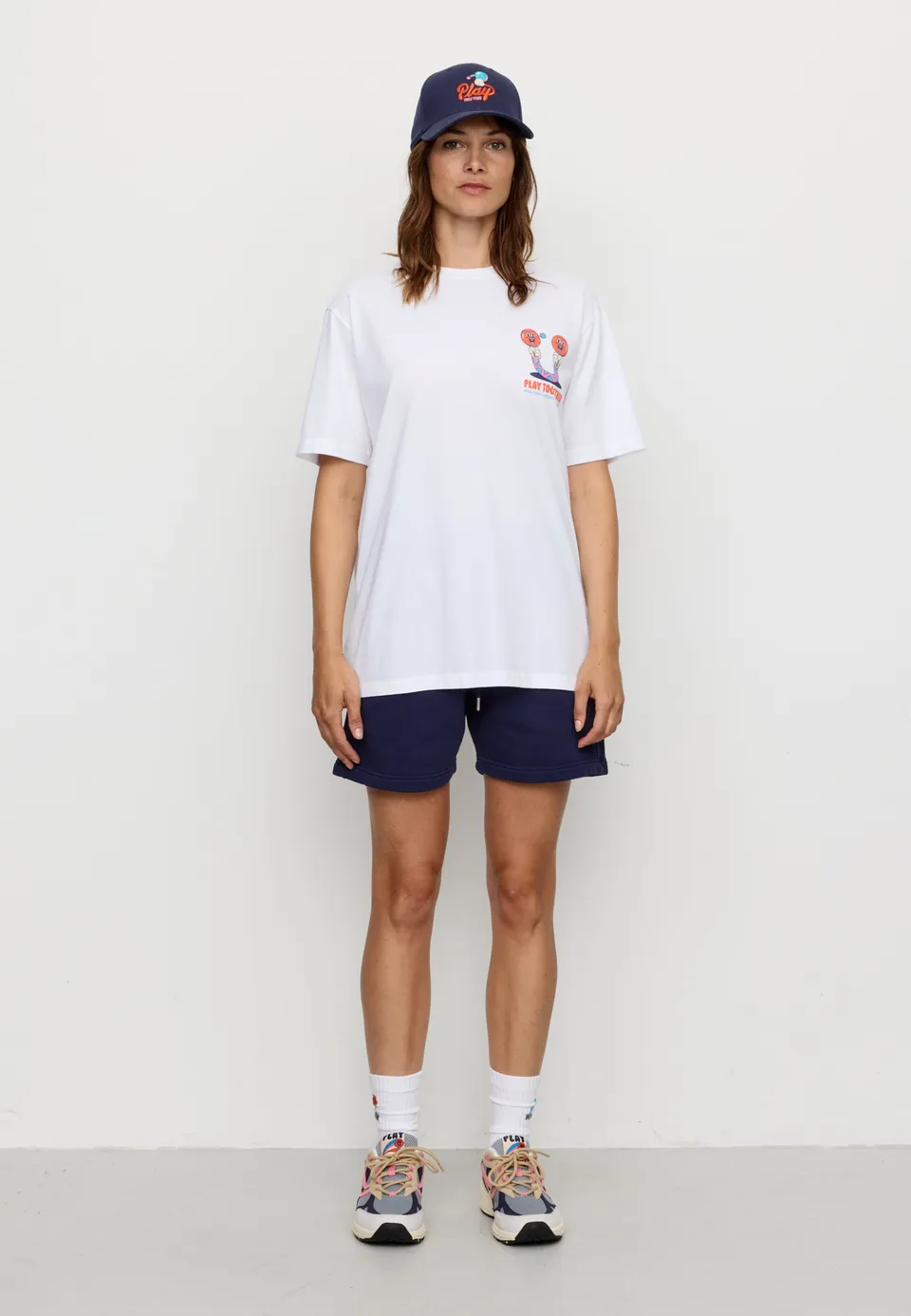 Recolution Aposeris Play Together t-shirt bianca cotone bio