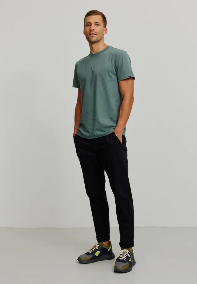 Recolution Taro pantaloni chino black cotone bio