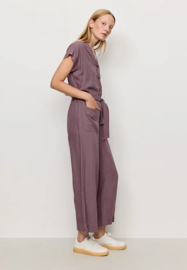 Recolution Dianella tuta donna mystic grape in lino