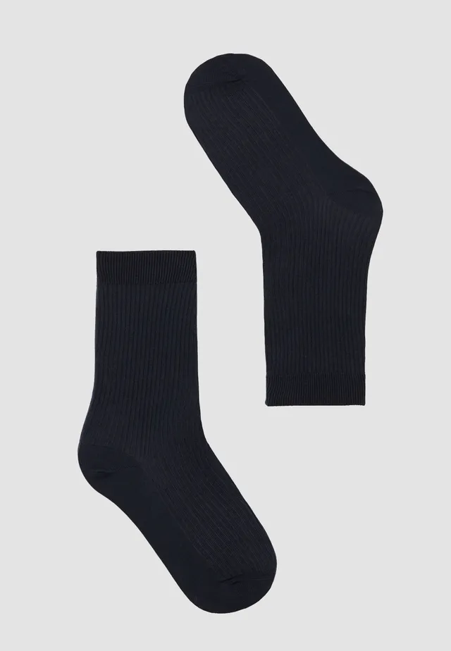 Recolution HERB calzini dark navy cotone bio costa elastica
