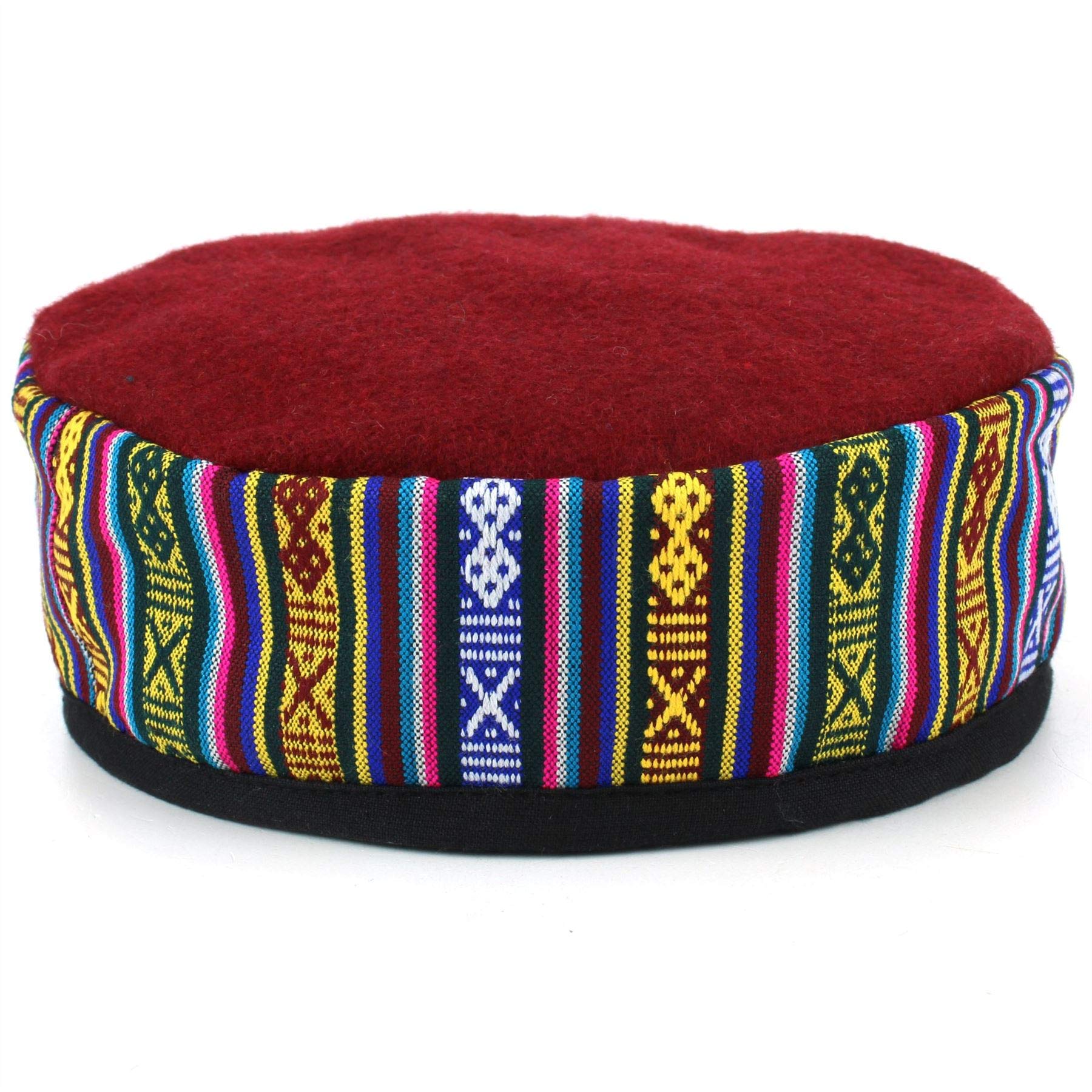 Siesta cappello lana rosso fumare unisex