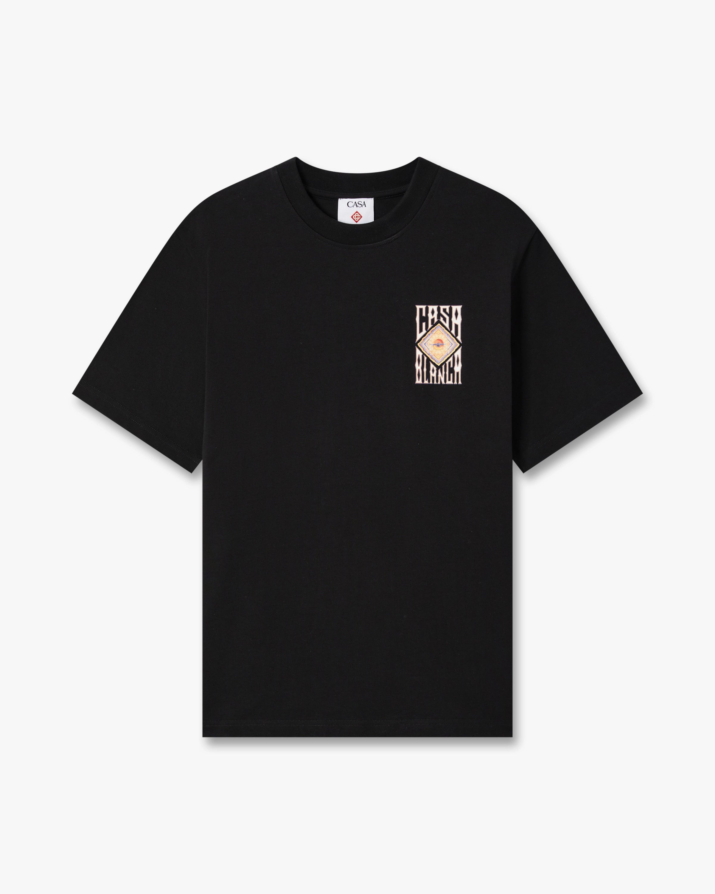 Casablanca Hermons Mirage t-shirt nera cotone