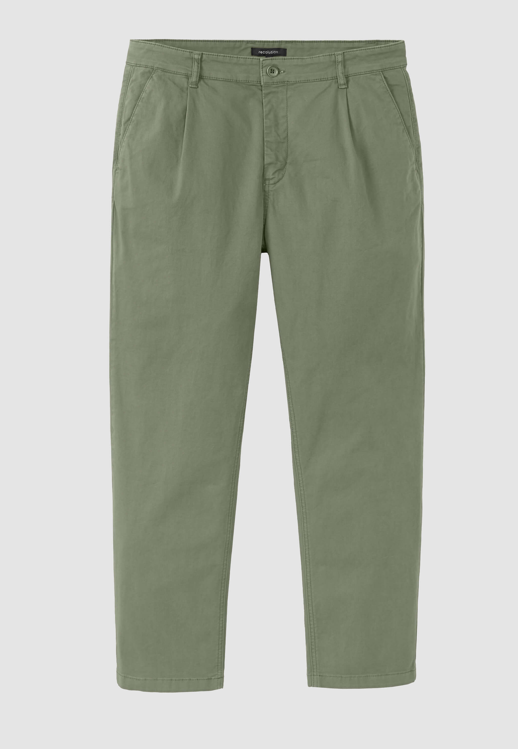 Recolution Oak chino uomo verde oliva elasticizzato