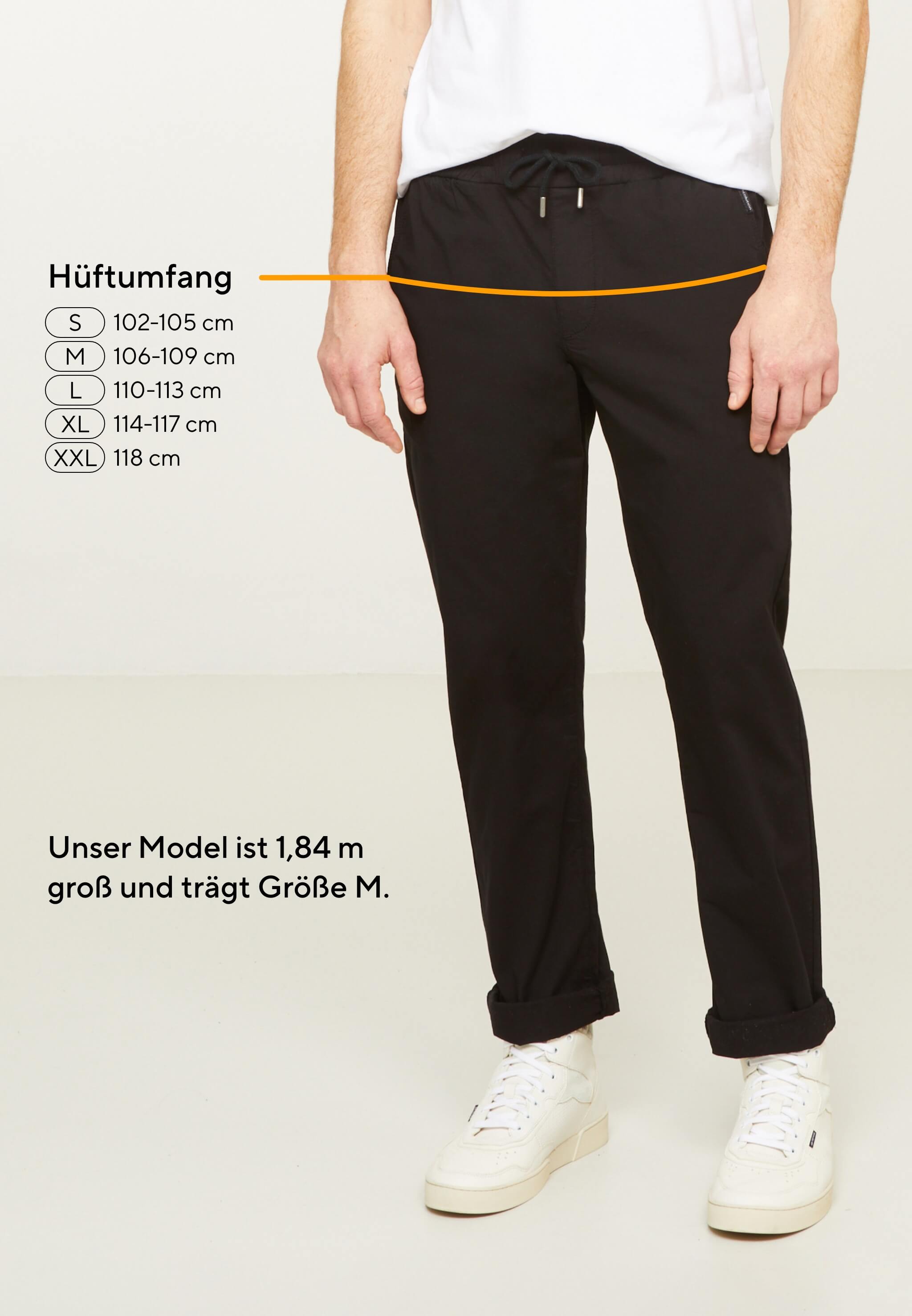 Recolution Taro pantaloni chino black cotone bio