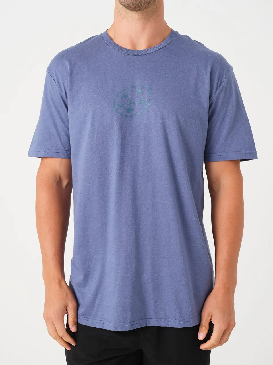 Maui and Sons Retro Cookie t-shirt cotone blu indaco