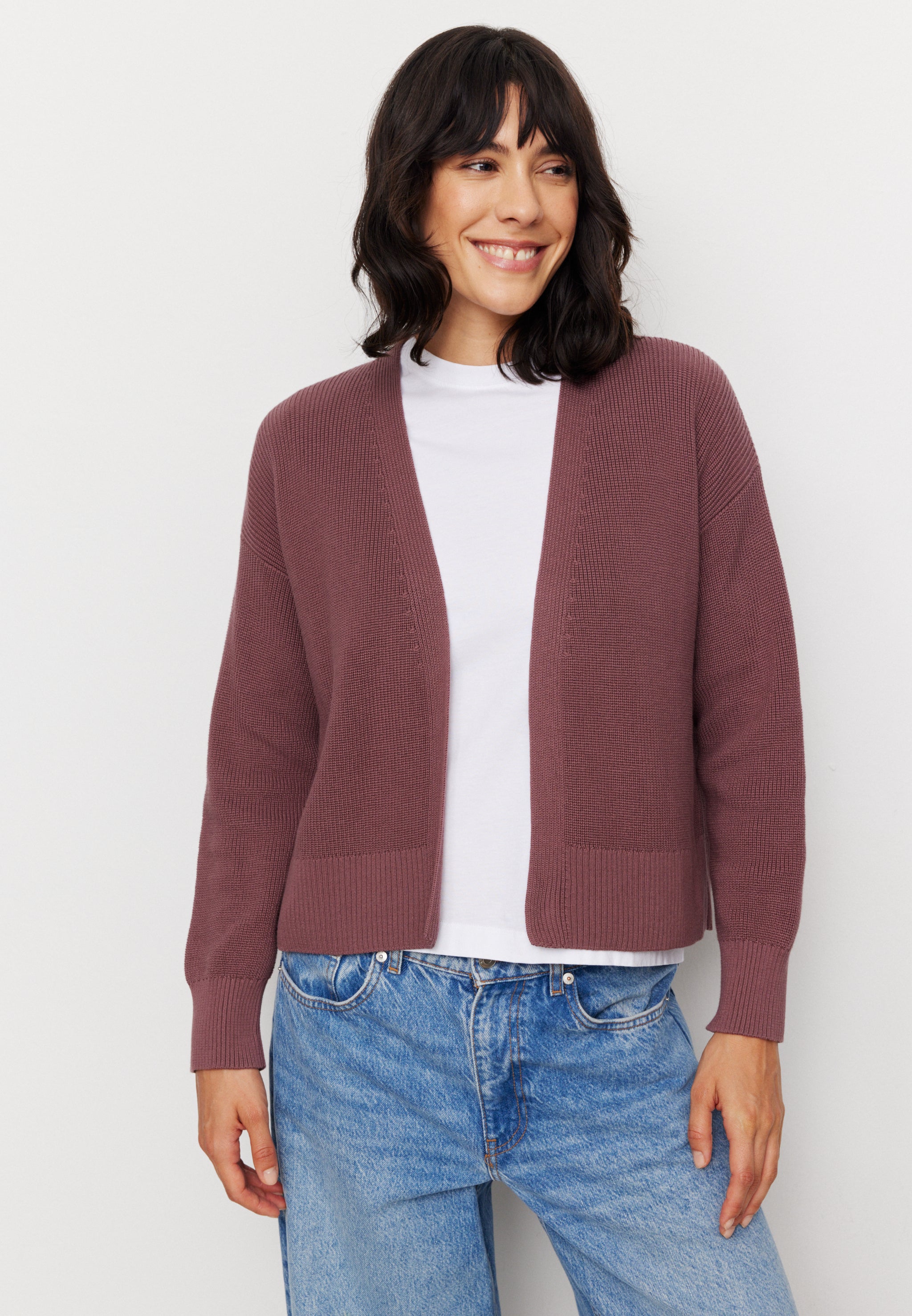 Recolution Moringa cardigan cotone bio bacca comodo