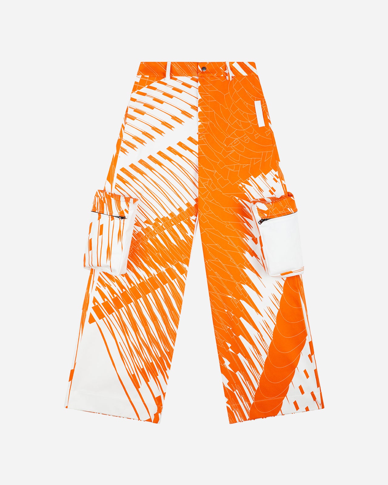 Noskra Brutal Printed 3D pantaloni cargo cotone