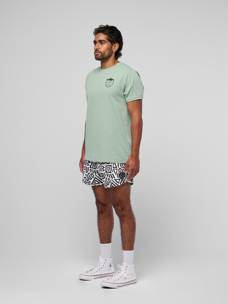 Maui and Sons Shark Logo t-shirt cotone nera