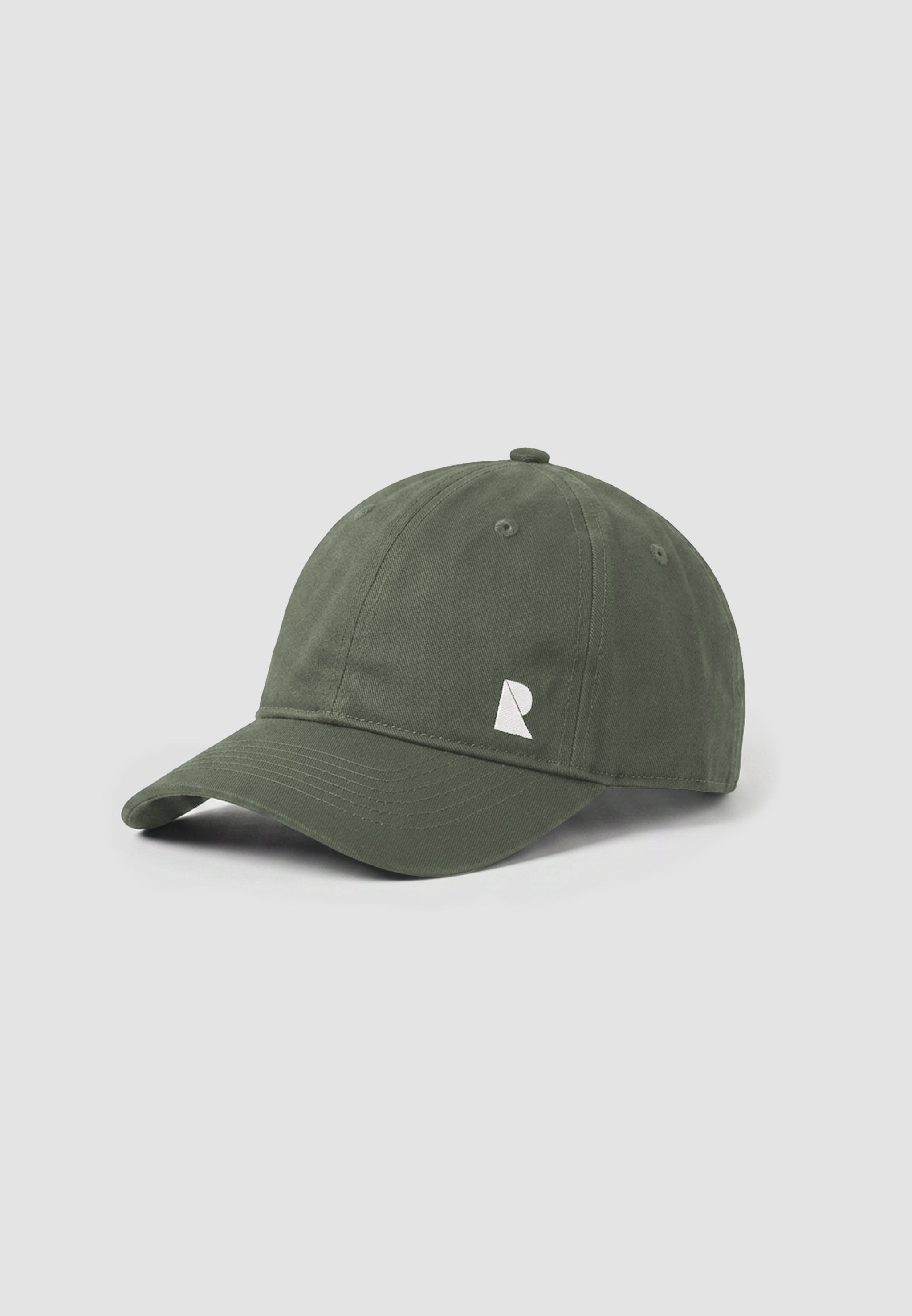 Recolution Tupelo Logo cappellino dark khaki cotone bio