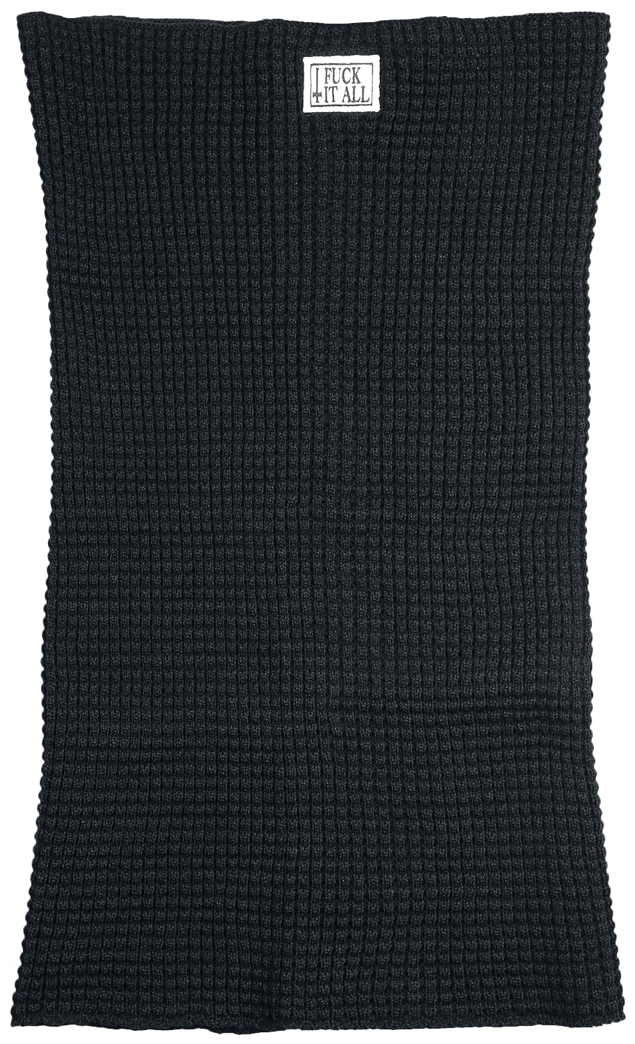 Gothicana by EMP sciarpa nera a maglia gothic