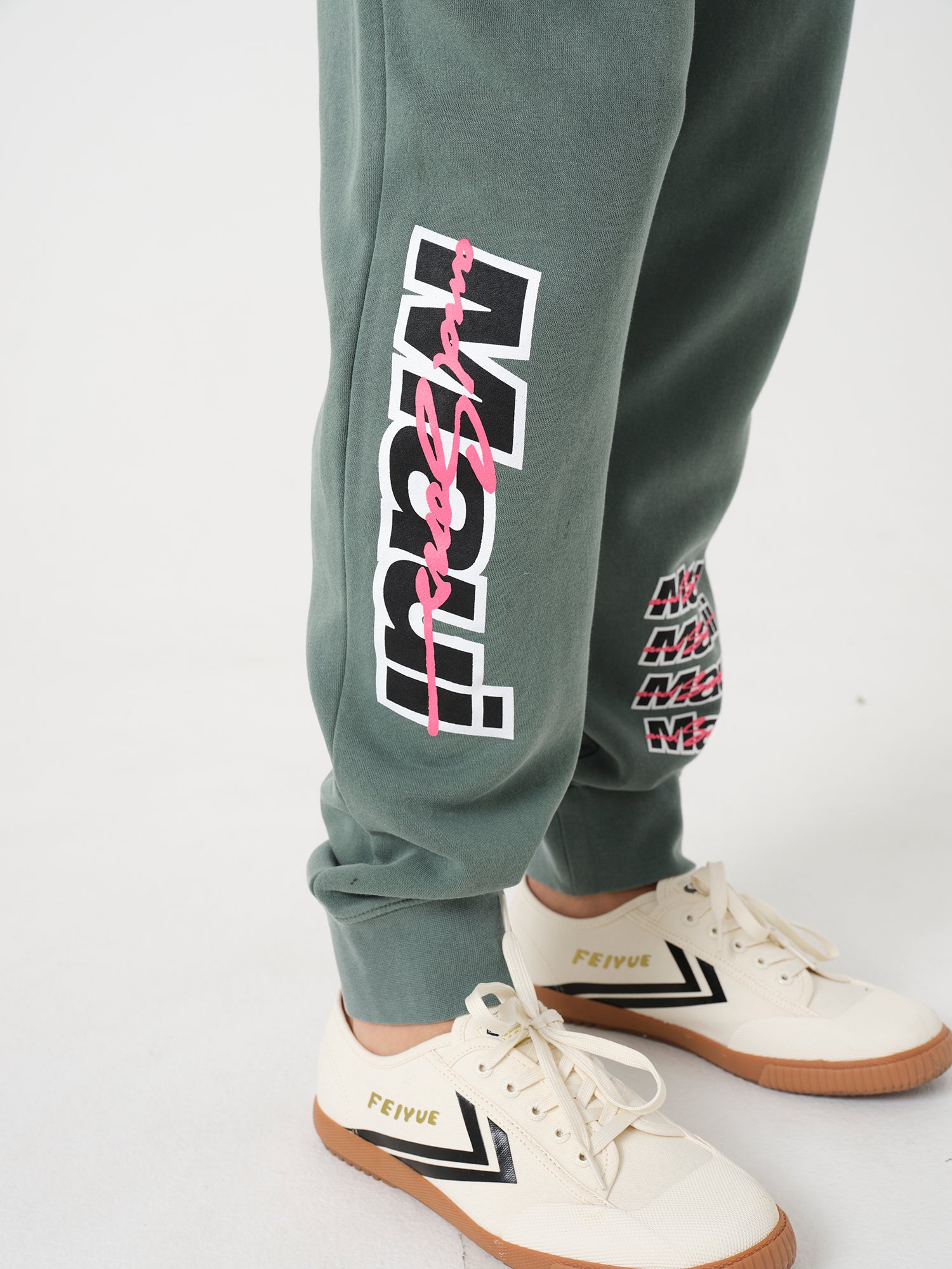 Maui and Sons Speed Pantalone Tuta Verde Alpino in Pile