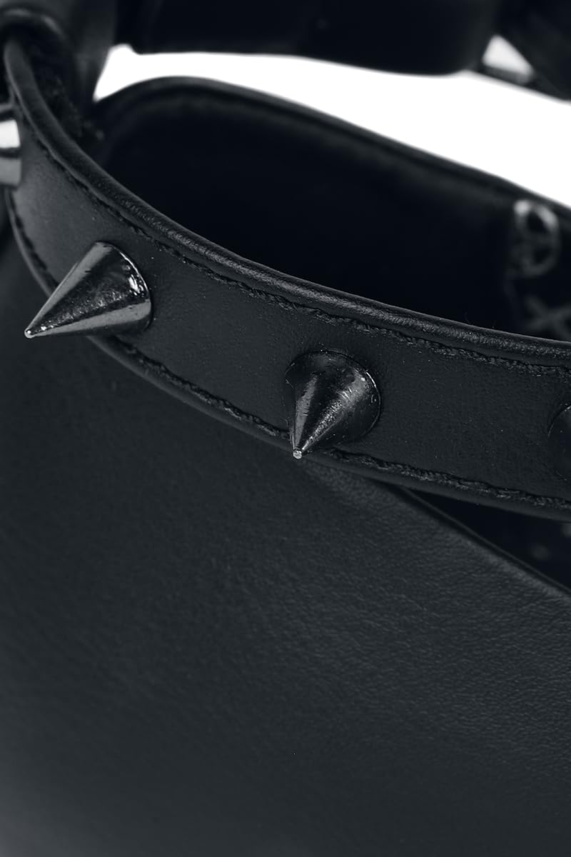 Gothicana by EMP Ballerine Ballerine Nere Cinturini Donna