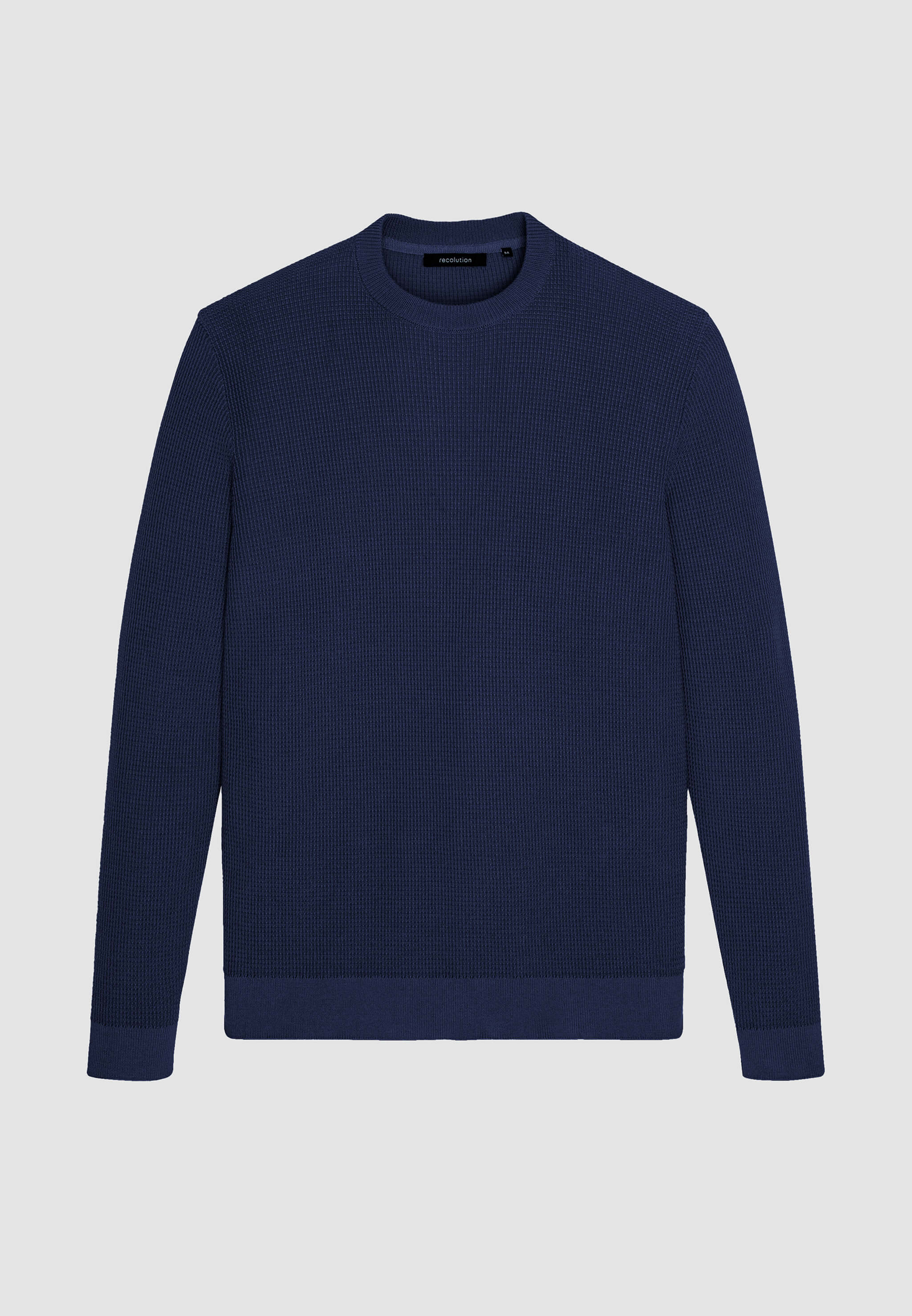 Recolution Lupin maglione cotone bio blu navy