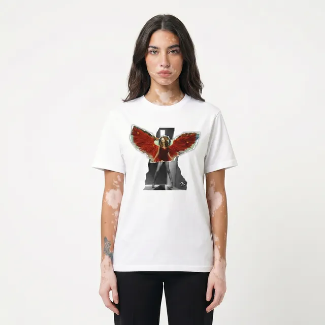 Seetees Wings T-shirt uomo cotone foto