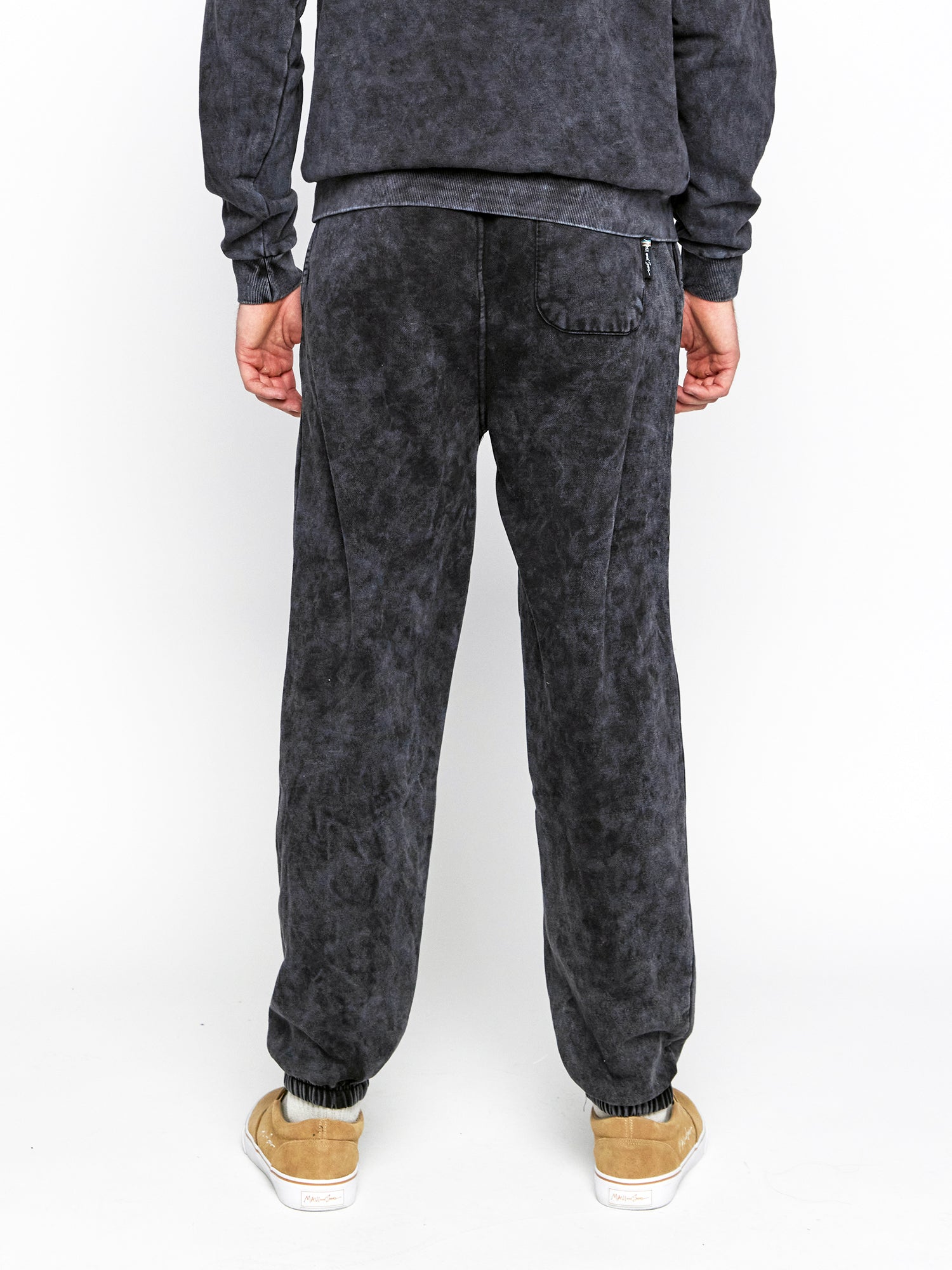 Maui and Sons Global Pantalone tuta felpato nero