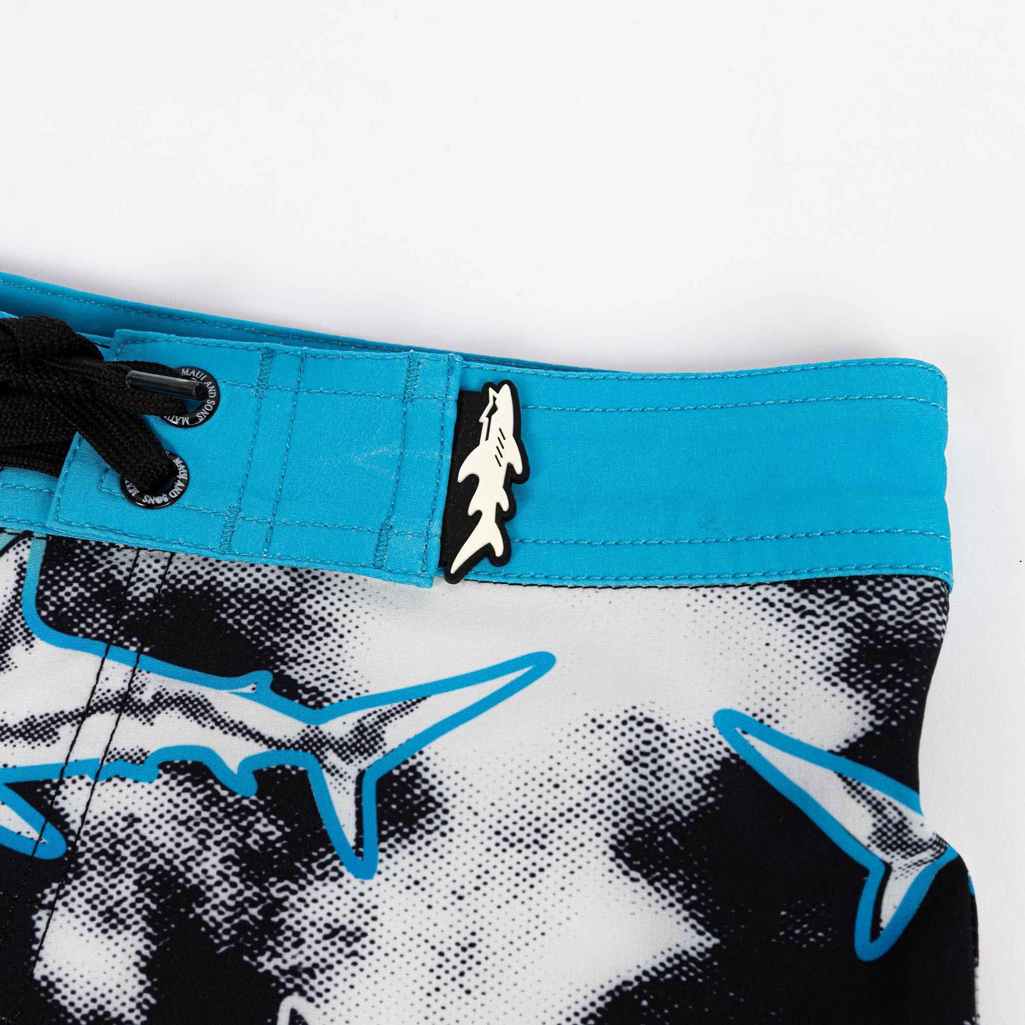 Maui and Sons Line Up boardshort bimbo blu elastan