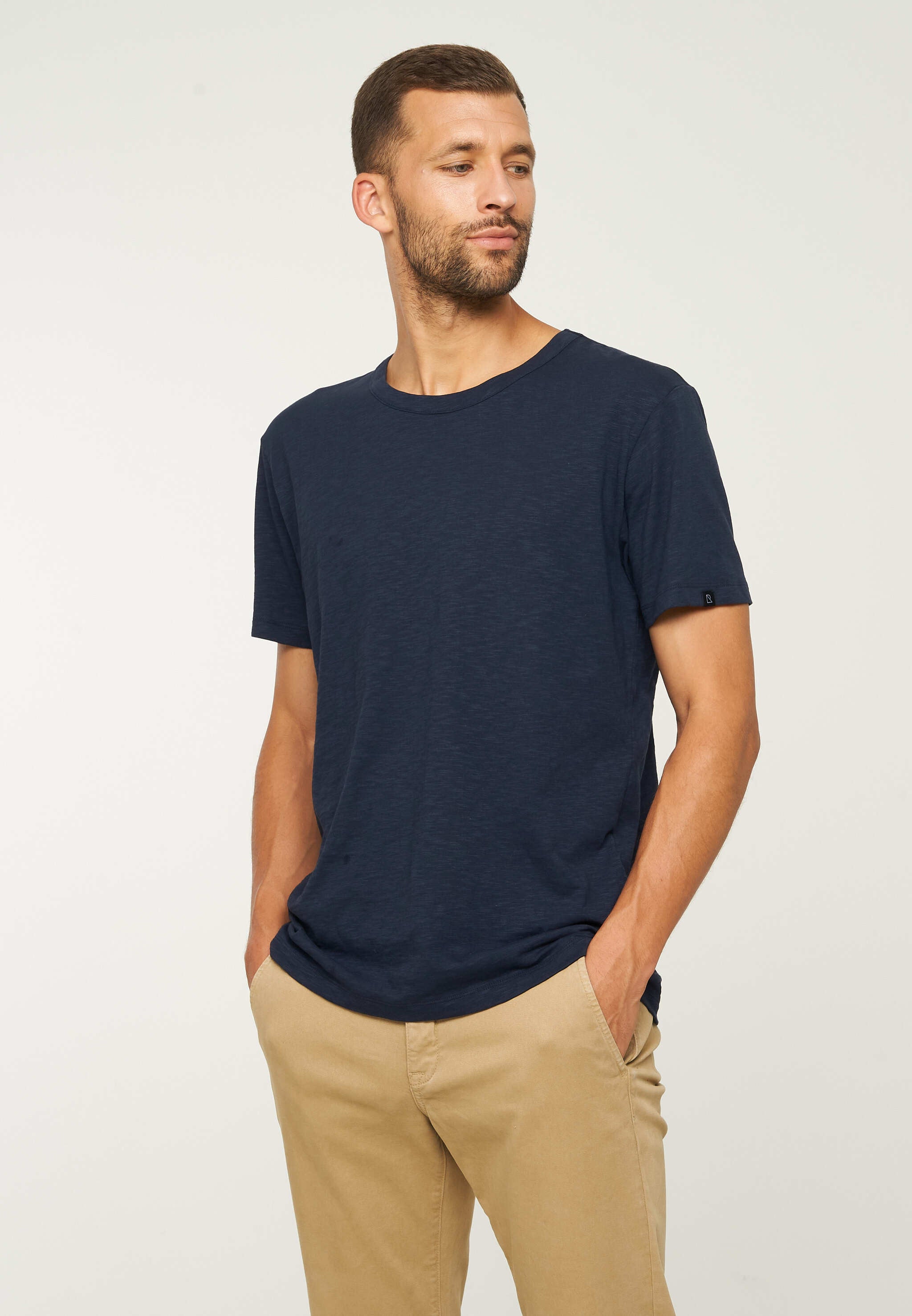 Recolution BAY t-shirt blu navy cotone bio vestibilità comoda