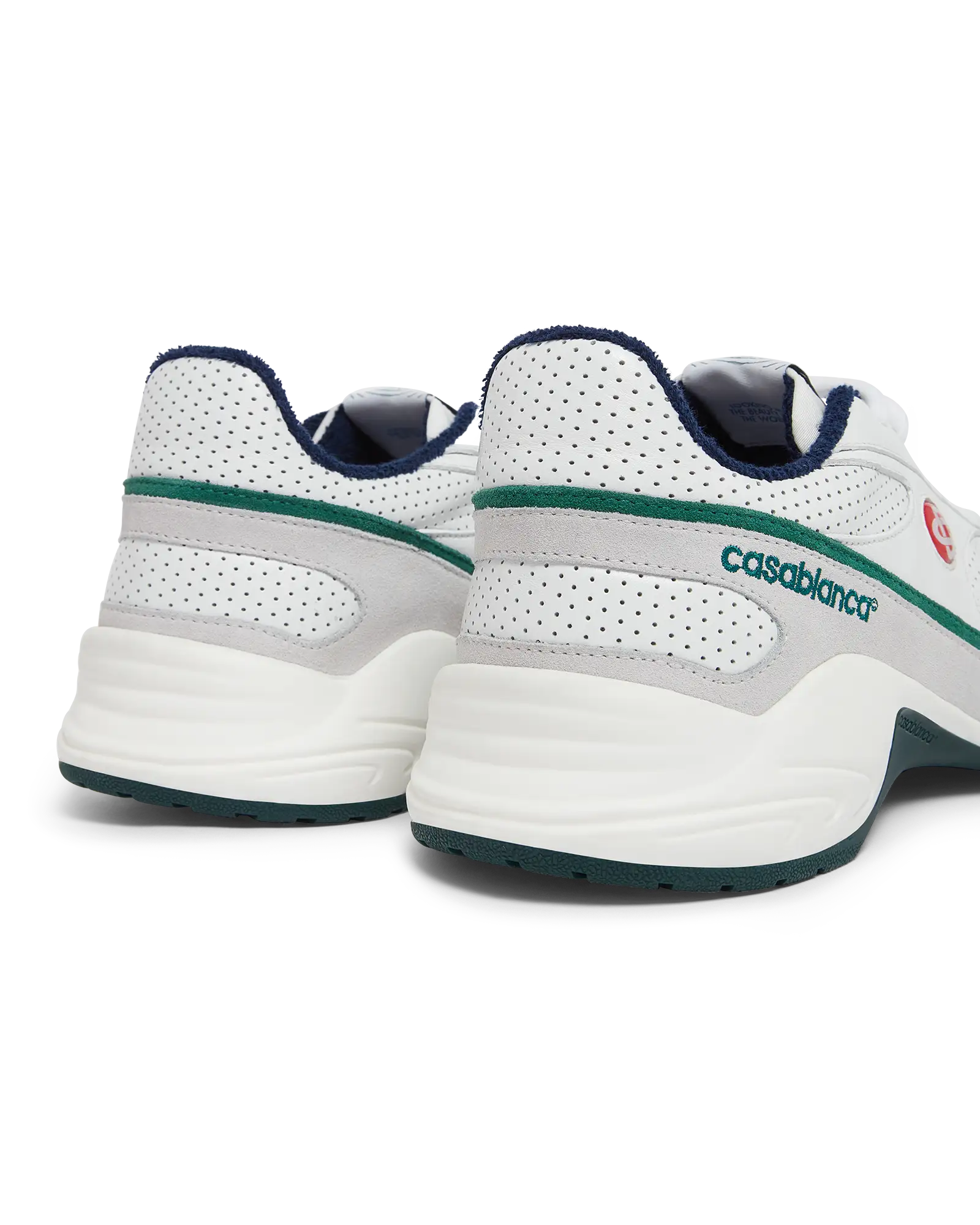 Casablanca Court Championship sneakers pelle bianco