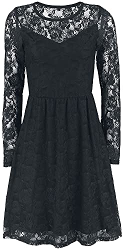 Gothicana by EMP abito nero in pizzo donna 3XL