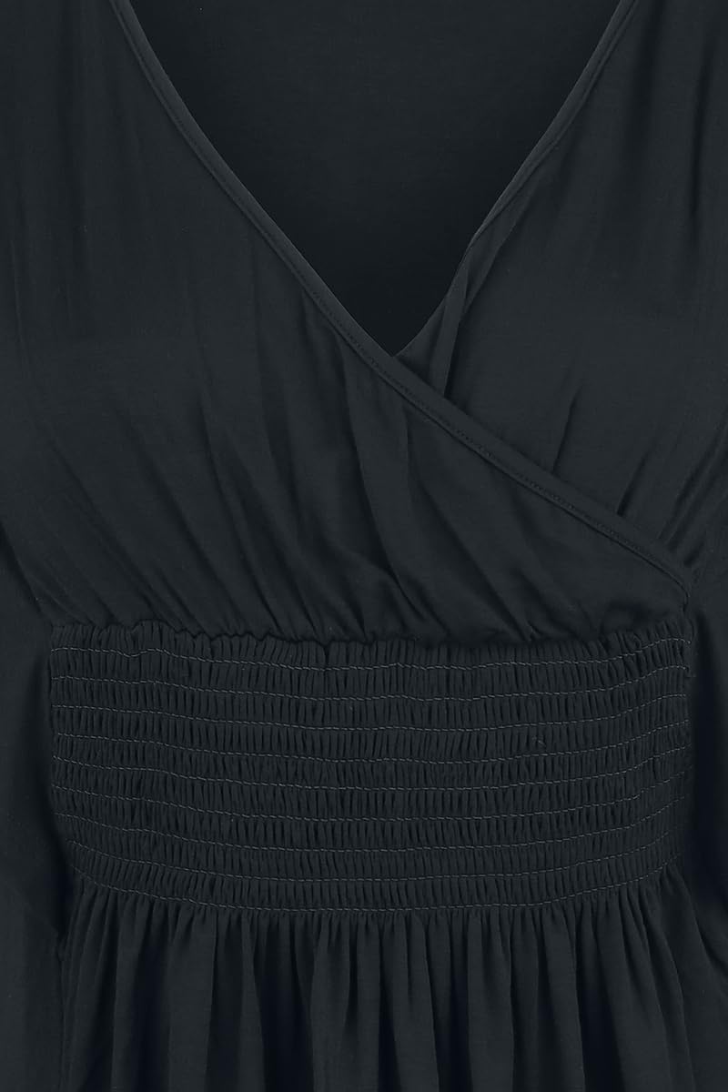 Gothicana by EMP T-Shirt Nera Pipistrello Top M Gotica