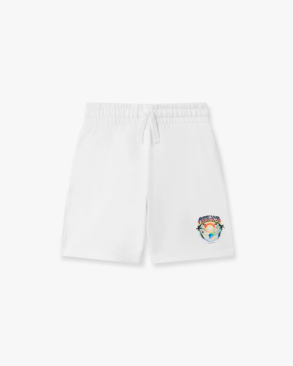 Casablanca Airspray pantaloncini bianchi cotone 7-8 anni