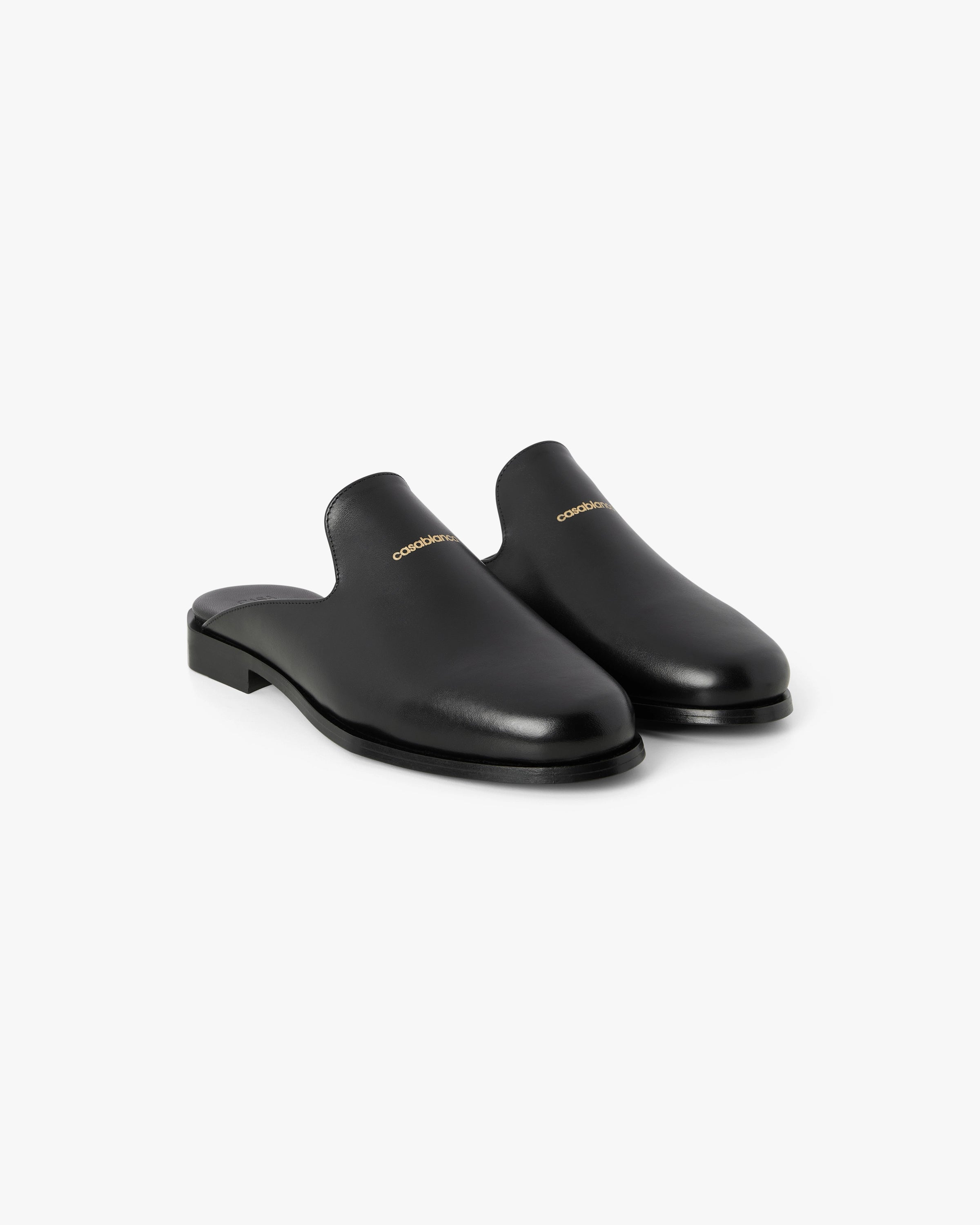 Casablanca Mule Loafer mocassino pelle nera