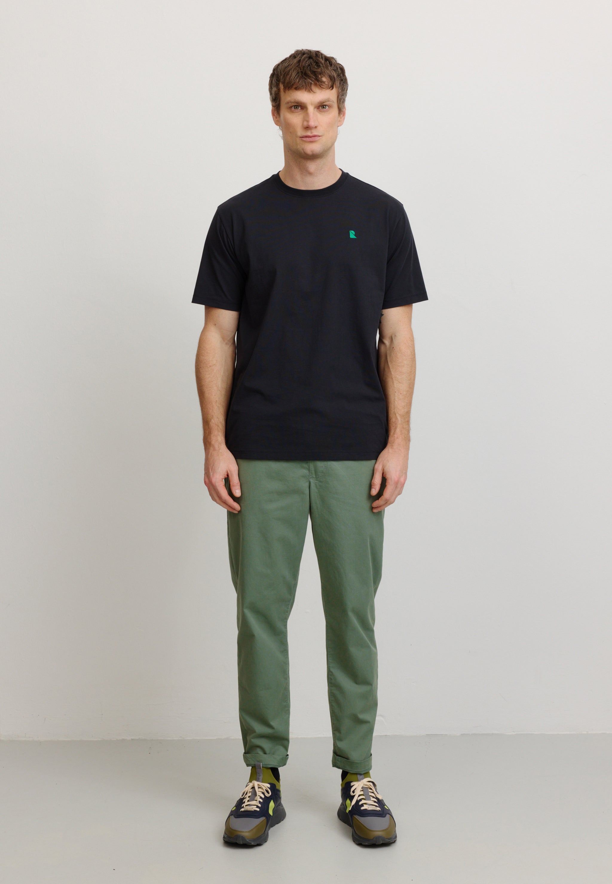 Recolution Taro pantaloni chino khaki cotone bio