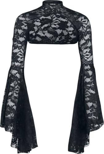 Gothicana Dark Romance bolero nero M coprispalle gotico