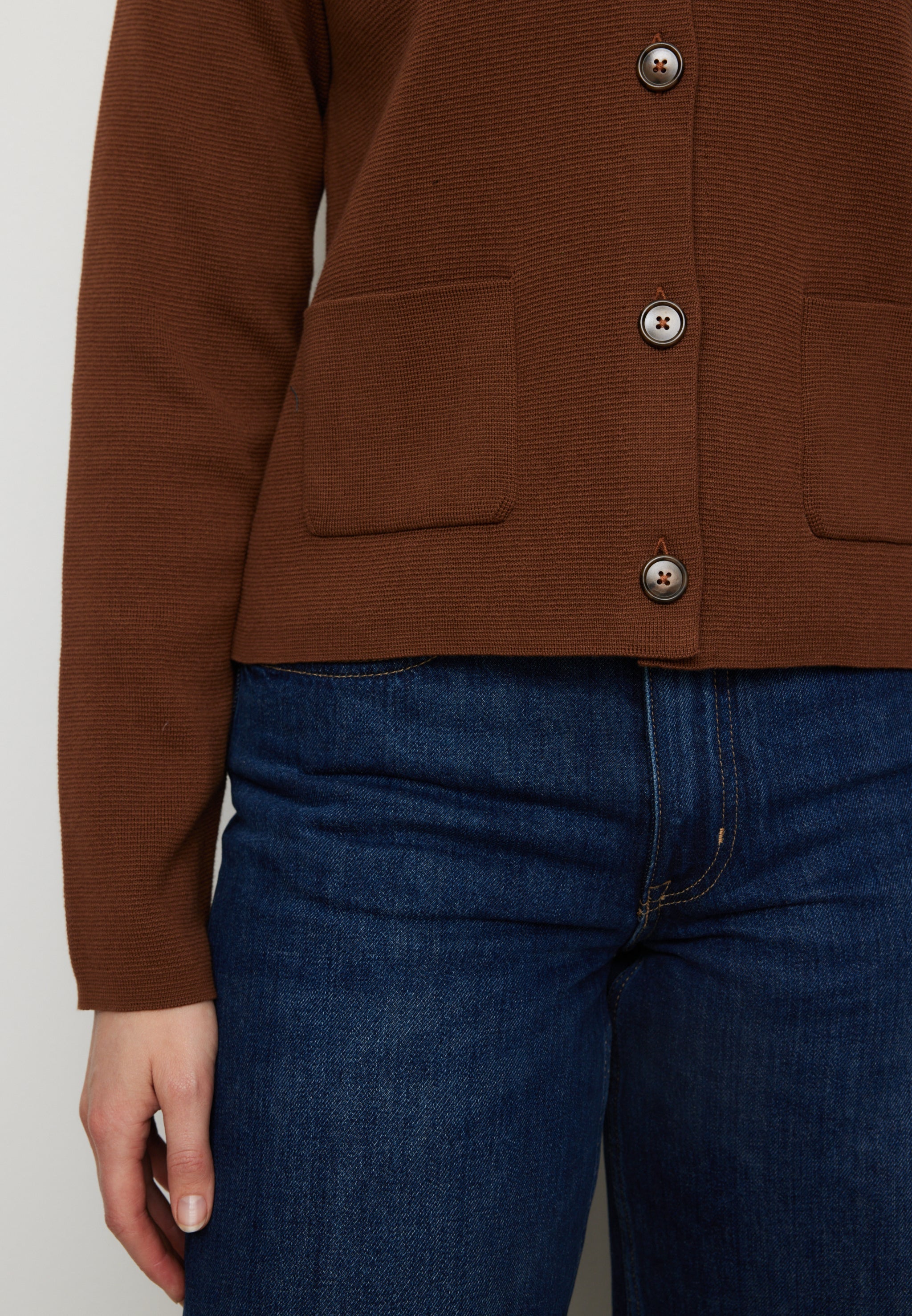 Recolution CELOSIA overshirt marrone cotone bio
