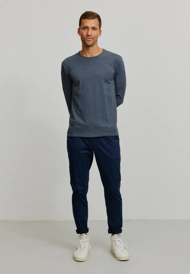 Recolution Taro pantaloni chino dark navy cotone bio