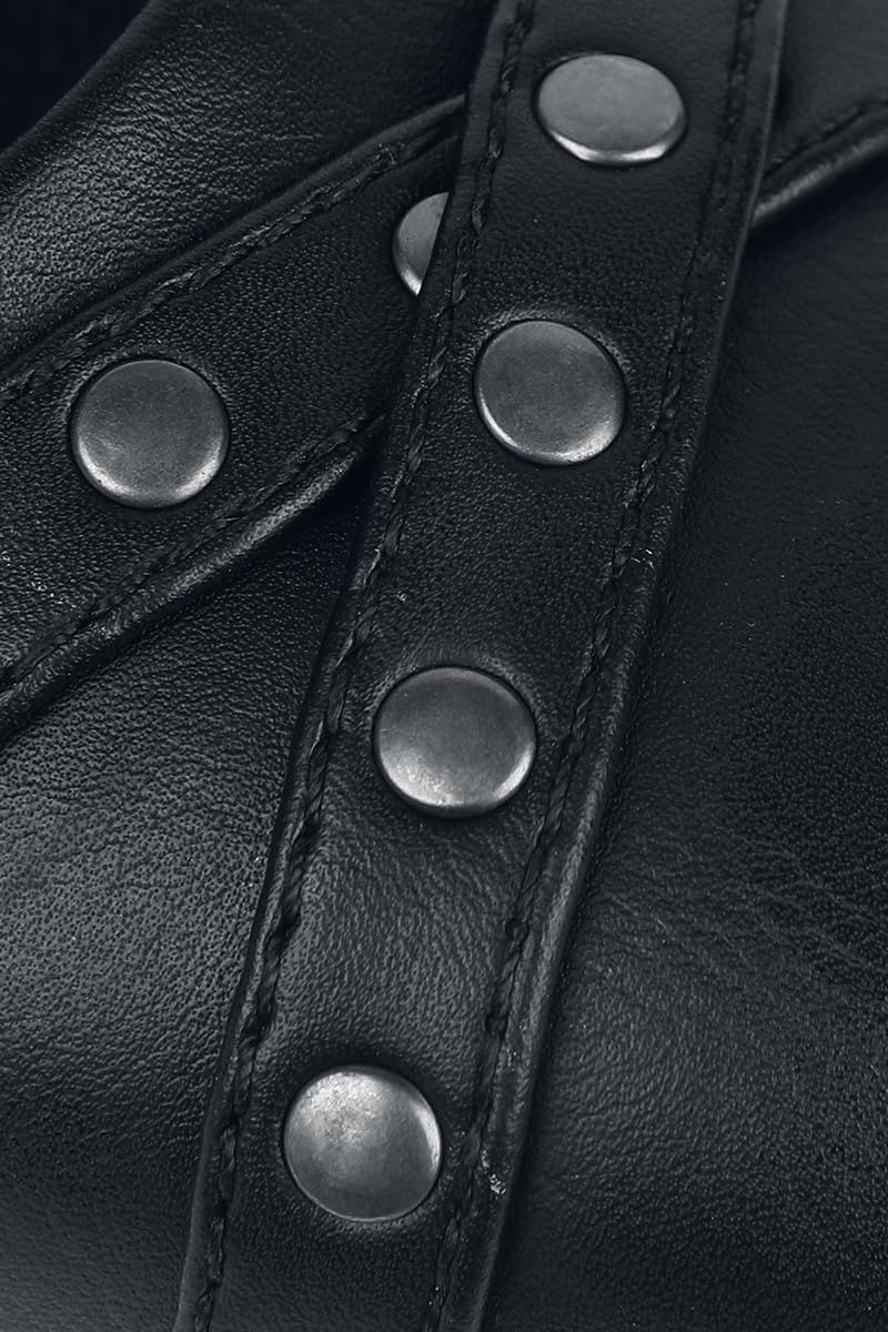 Gothicana by EMP Ballerine Ballerine Nere Cinturini Donna
