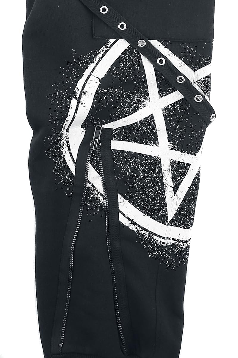 Gothicana by EMP pantaloni uomo neri L con tasche