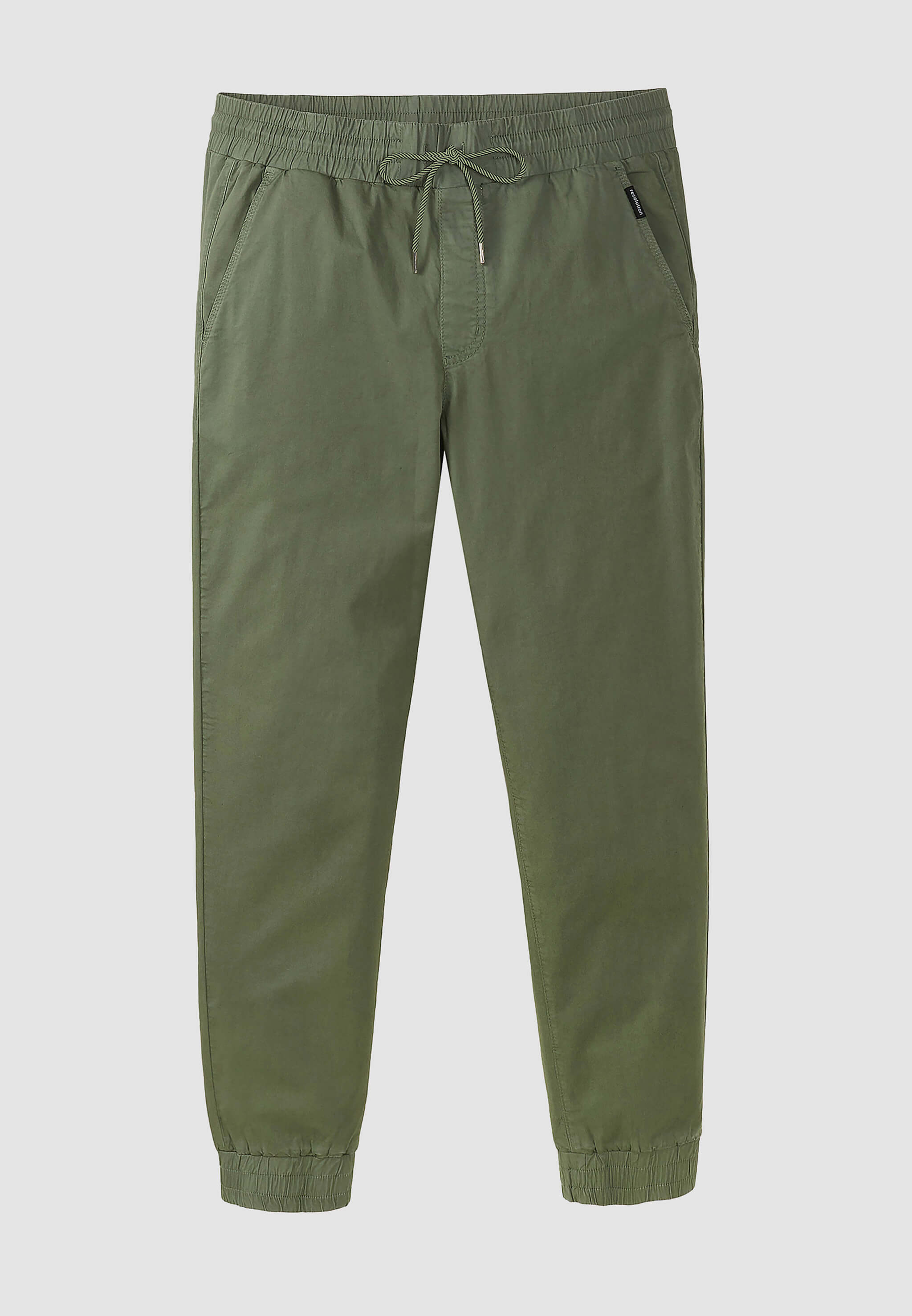 Recolution Musa pantaloni chino khaki cotone bio