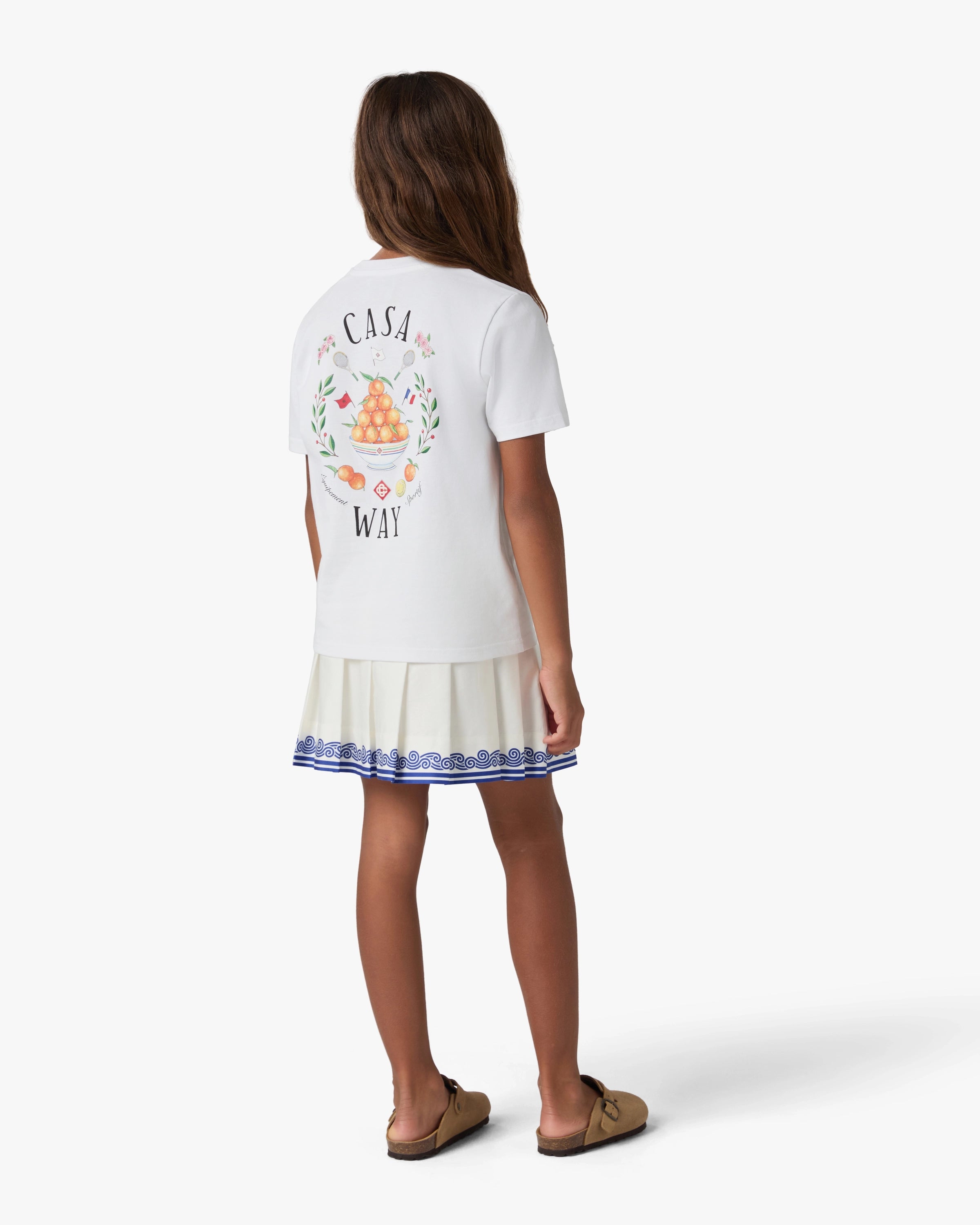 Casablanca Casaway t-shirt bimbo bianca cotone