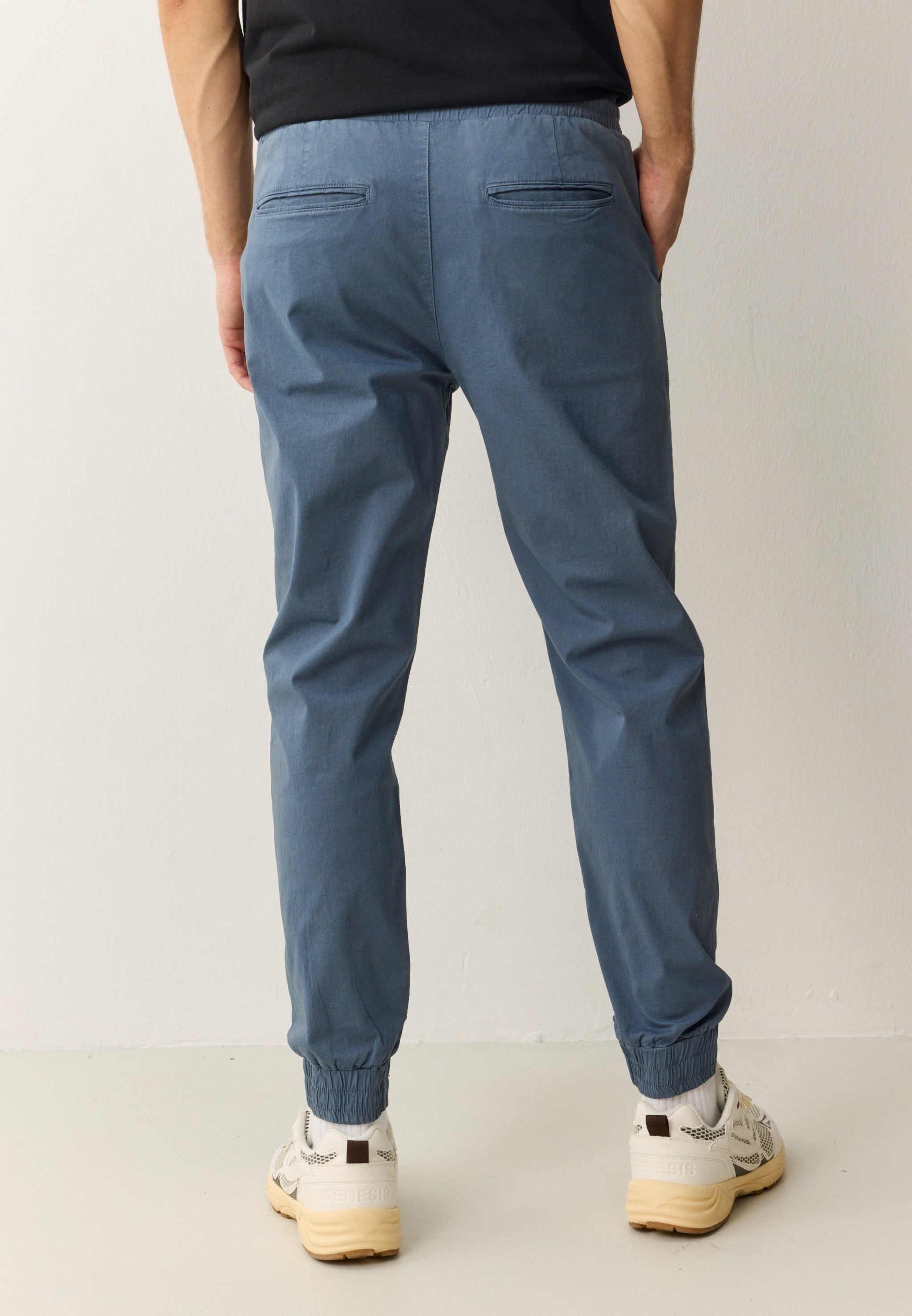 Recolution Musa pantalone chino azzurro polvere elastico