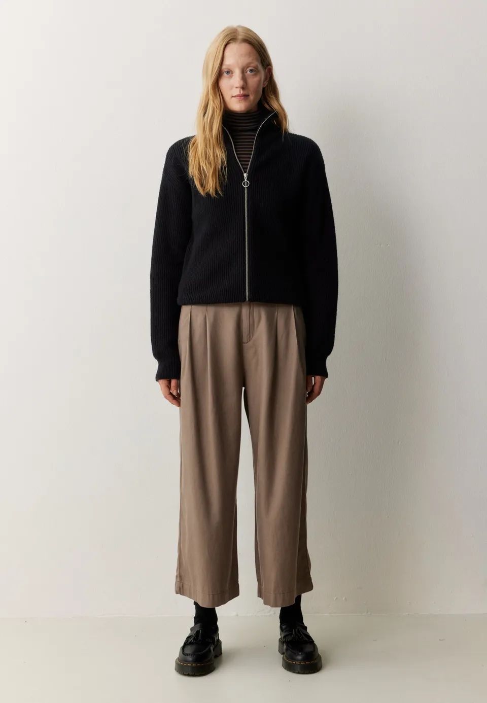 Recolution Ambrosia pantaloni culotte vintage brown lyocell